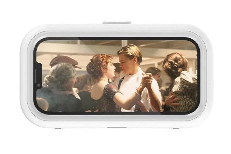 Waterproof Shower Phone Holder Rotation Angle Adjustable Telescoping Wall Mount Phone Holder for Bathroom Kitchen Bracket Stand